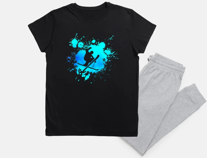 Pigiama sci style splash ghiacciato
