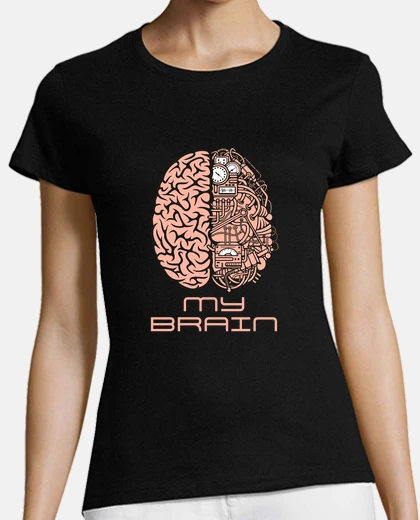 Playera science brain technology