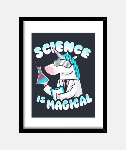 Framed science is magical - unicorn laboratory