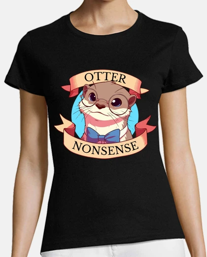 T-shirt sciocchezze della lontra kawaii