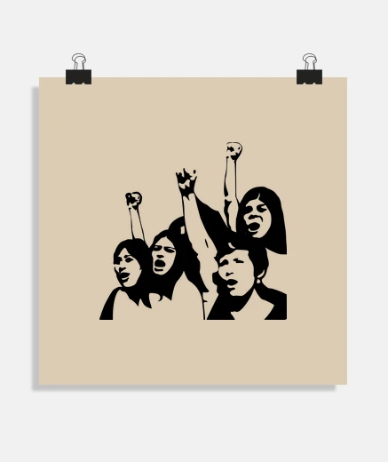 Poster sciopero degli attivisti dimostrativi