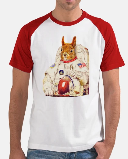 T-shirt scoiattolo volante