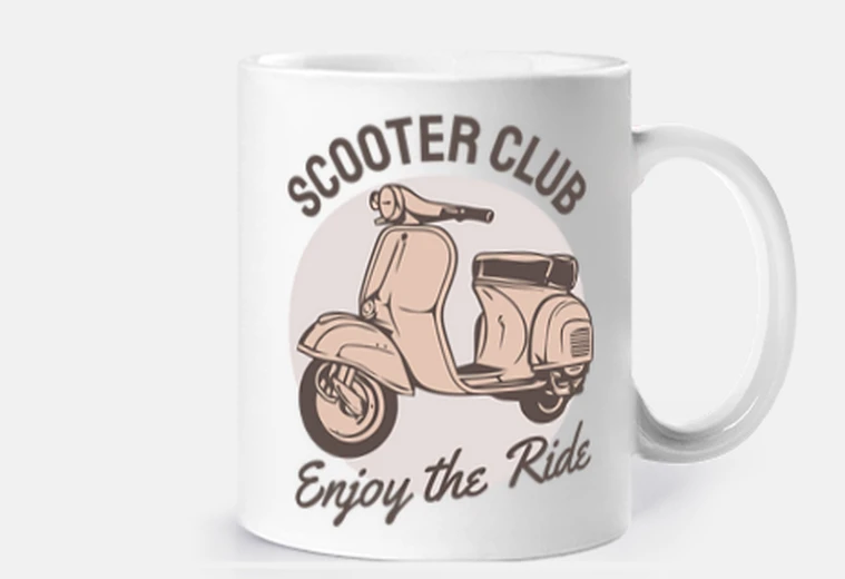 Tazza scooter club enjoy il ride