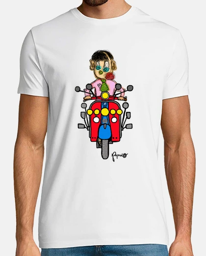 Tee-shirt scooter mod