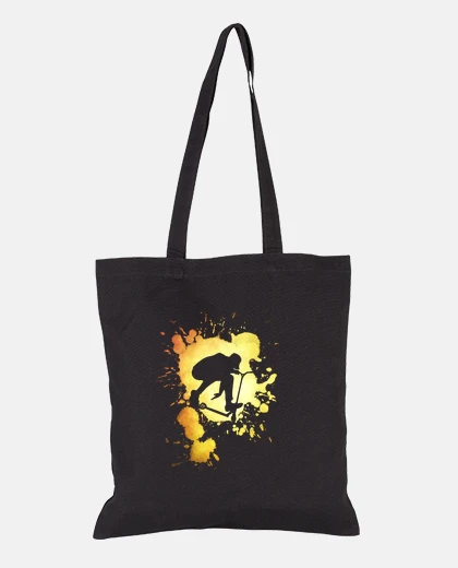 Bag scooter rider splash logo