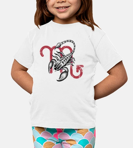 Abbigliamento Scorpione dotwork tatuaggio e simbolo a