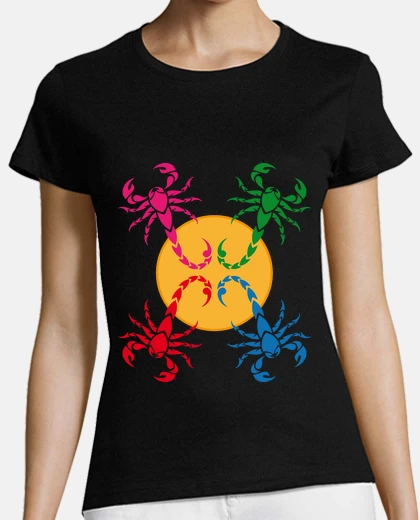 Tee-shirt scorpions colorés