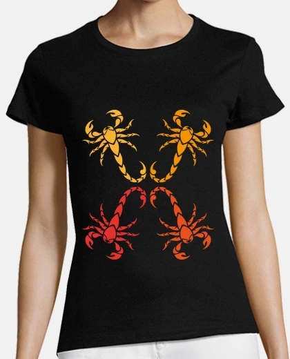 Tee-shirt scorpions oranges