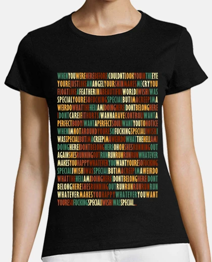 T-shirt scorrimento - radiohead