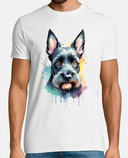 T-shirt scottish terrier dog