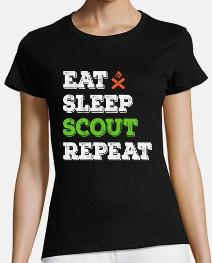 Tee-shirt scout scoutisme de France valeurs vintage 