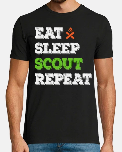Tee-shirt scout scoutisme de France valeurs vintage 