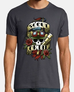 T shirt top scout uomo