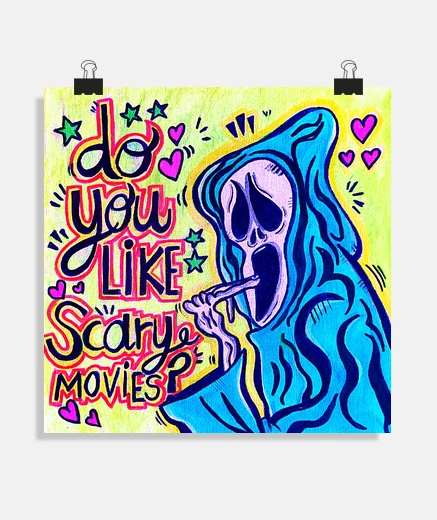 Poster scream horrogik