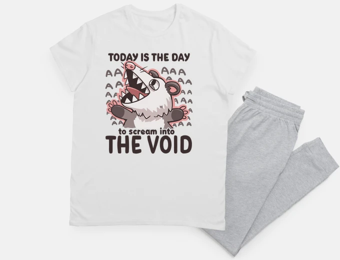 Pyjama Scream into the Void - Pjs Pyjama Set