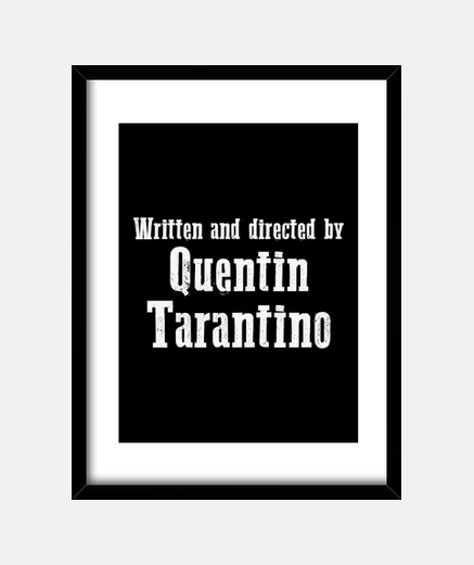 Quadro scritto e diretto da quentin tarantino