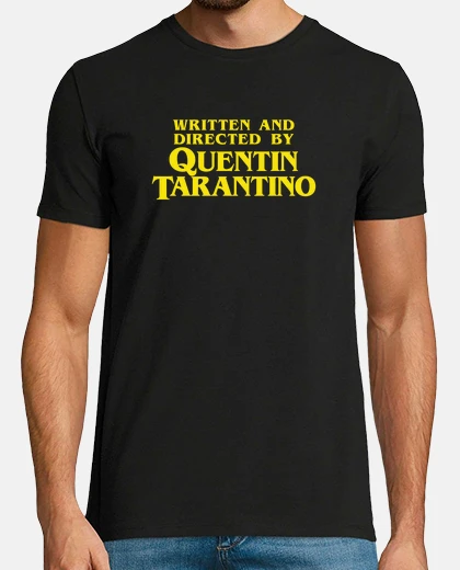 T-shirt scritto e diretto da quentin tarantino