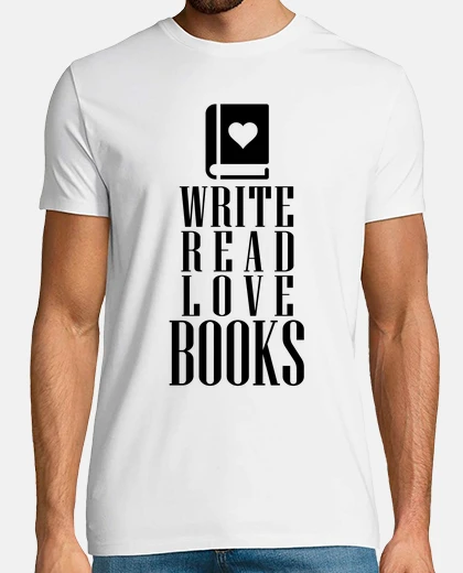 T-shirt scrivi leggere libri d'amore