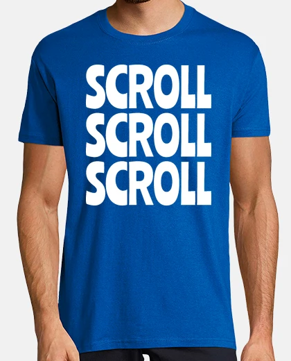 Tee-shirt scroll