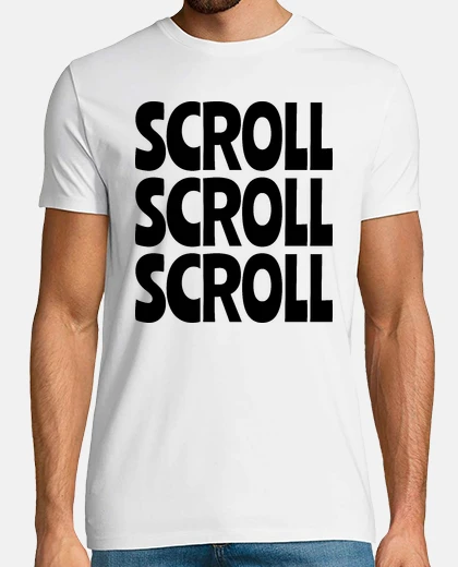 Tee-shirt scroll