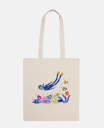 Bag scuba diving