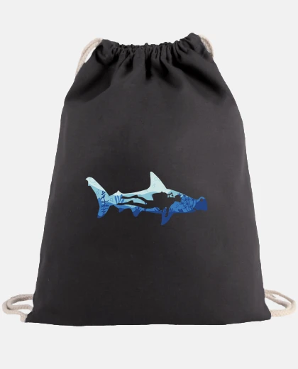 Bag scuba diving backpack beautiful drawing d