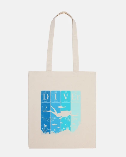 Bag scuba diving periodic table
