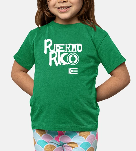Abbigliamento scudo di testo t-t-shirt puerto rico