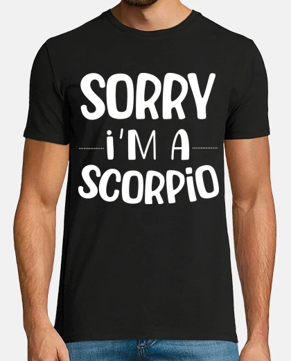 T-shirt scusa ima scorpio fun ny regalo uomini 