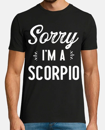 T-shirt scusa ima scorpio fun ny regalo uomini 