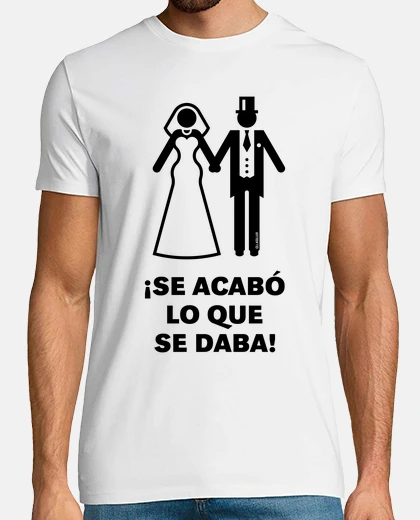 Tee-shirt se acabó lo que se daba - noir