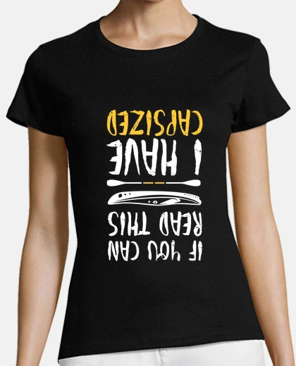 T-shirt se puoi leggere questo mi sono capovolt