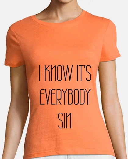 Camiseta sé que todos pecan - aerosmith