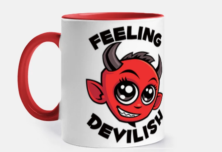 Mug se sentir diaboliquement mignon diable 