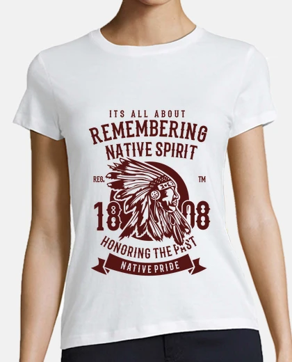 Tee-shirt se souvenir de l39esprit indigène