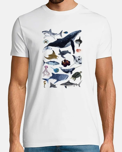 T-shirt sea creatures