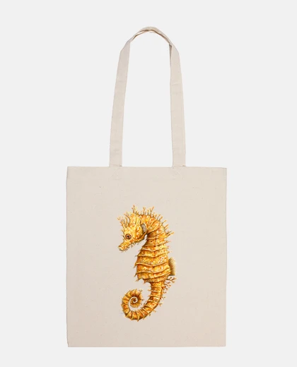 Bag seahorse hippocampus shoulder bag