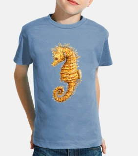 seahorse hippocampo t-shirt boy