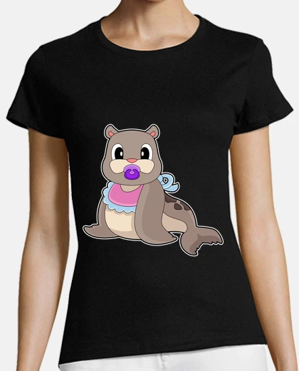 T-shirt Seal Baby Pacifier