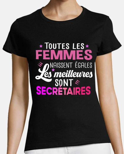 Tee-shirt Secrétaire secrétariat métier employé