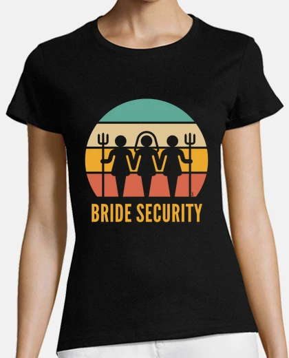 Tee-shirt sécurité de la mariée - enterrement de 