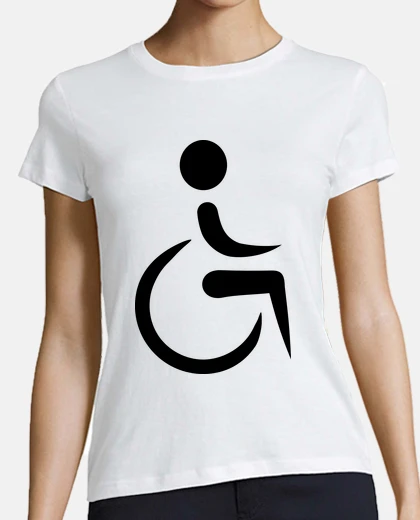 T-shirt sedia a rotelle logo