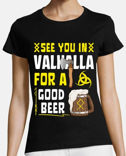 T-shirt See You in Valhalla Good Beer