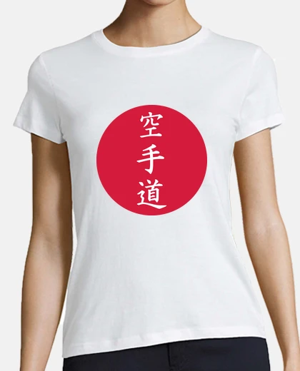 T-shirt segni karate cinesi