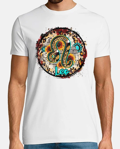 T-shirt segno zodiacale del leone