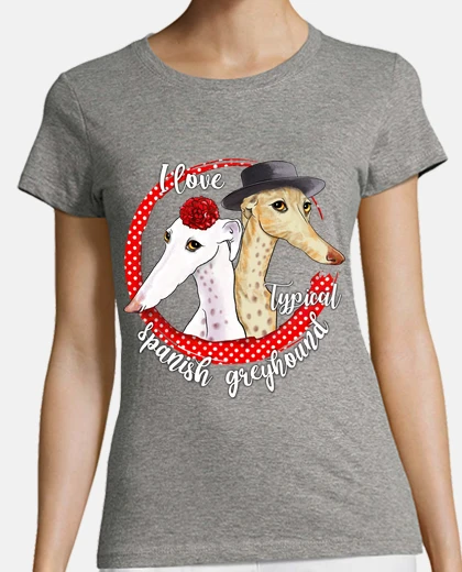 T-shirt segugio grey spanish