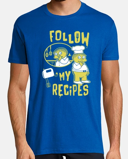 T-shirt segui le mie ricette