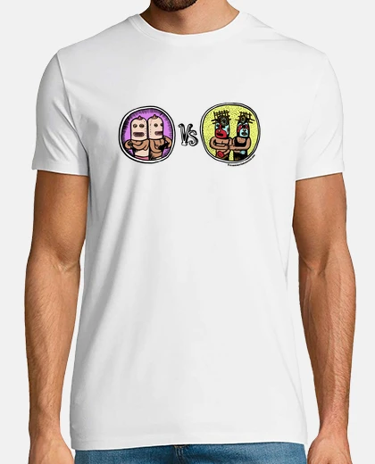 Tee-shirt seins vs chariots /  homme  blanc