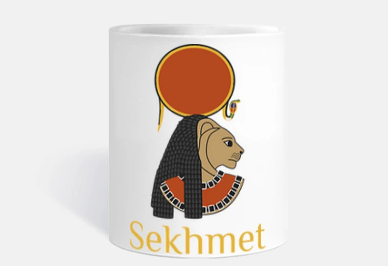 Cup sekhmet - goddess of war