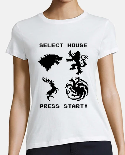 T-shirt Select House, Press Start
